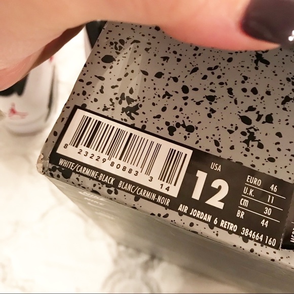 Nike Air Jordan 6 Retro Carmine sold - Picture 8 of 8